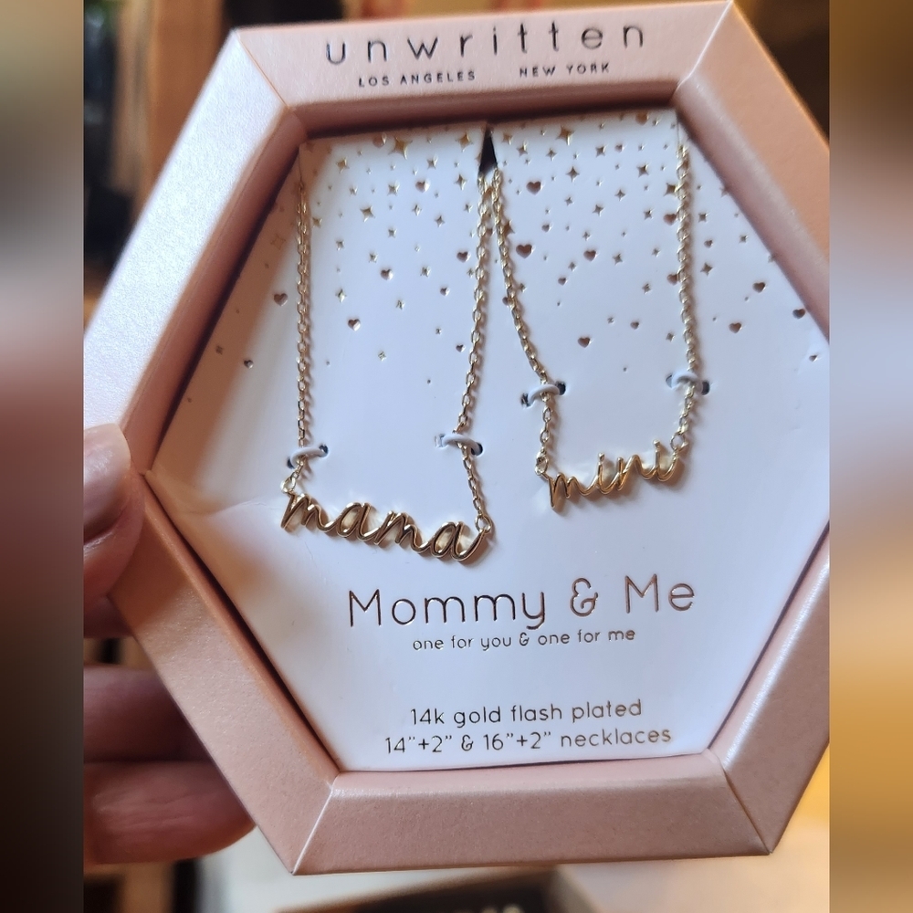 New‎ 14k necklaces Mommy & me - Picture 2 of 4